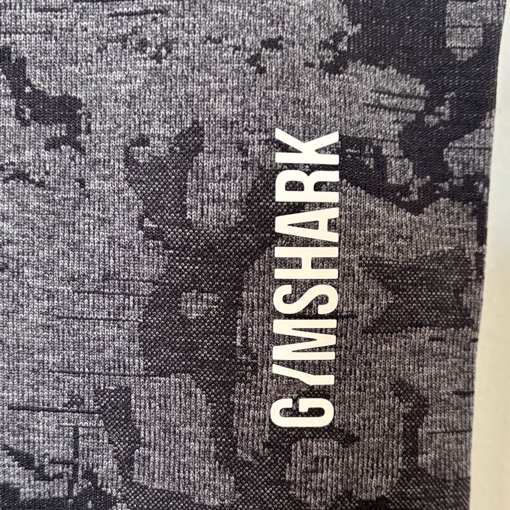 Gymshark Black Patterned Leggings - Picture 6 of 6